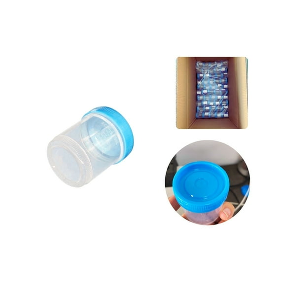 100 pieces Sterile Urine Collection Cups, 90mL Capacity, Ideal for Urine and Fluid Sample Collection