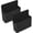 Black-2PCS, variant on Strong Marker Holder, Dry Erase Marker Holder Ideal for Board, Fridge Door, and Locker, Black