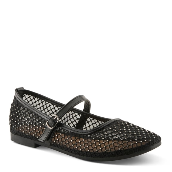 Patrizia Sharkey Women’s Ballet Flat with Sparkle Mesh & Everyday Comfort