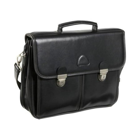 World Class Black Leather Executive Briefcase (Best Leather Briefcases In The World)