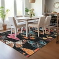 thumbnail image 6 of Dalyn Rugs Machine Washable Indoor/Outdoor Chantille ACN2201 Black 9' x 12' Rug, 6 of 9
