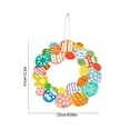 thumbnail image 3 of Decoraciones de Pascua, adornos de Pascua, regalos de Pascua, decoración de Pascua, colgantes de madera pintados a mano para niños, juego de letreros colgantes de madera pintados, 3 of 6