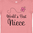 thumbnail image 4 of Inktastic Worlds Best Niece Girls Baby T-Shirt, 4 of 5