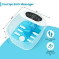 thumbnail image 3 of Topcobe Foot Spa Massager Tub with Removable Pedicure Stone and Massage Beads, Foot Bath Soak Tub-Blue, 3 of 9