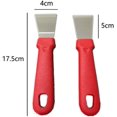 thumbnail image 2 of Raspador de Limpieza ZHAOCHENG Acero Inoxidable Rojo 2 Piezas, 2 of 5