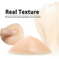 thumbnail image 5 of Silicone Breast Form Triangle Mastectomy Prosthesis Bra Pad Enhancer 1 Piece AA Cup 250g, 5 of 6