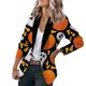 thumbnail image 1 of Puntoco moda mujer traje de negocios Color sólido costura dibujo de cuadros manga larga cárdigan abrigo top Puntoco Puntoco-4151, 1 of 5