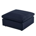thumbnail image 4 of Modular Lounge Sectional Deep Sofa Set, Blue Navy, Fabric, Modern Contemporary, Outdoor Patio Balcony Cafe Bistro Garden Furniture Hotel Hospitality, 4 of 10