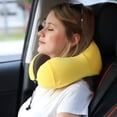 thumbnail image 6 of Memory Foam Neck Pillow with 360-Degree Head Support Lightweight Comfortable Travel Airplane Pillow with Storage Bag for Sleeping, Traveling,Car, Train, Bus and Home Use, 6 of 16