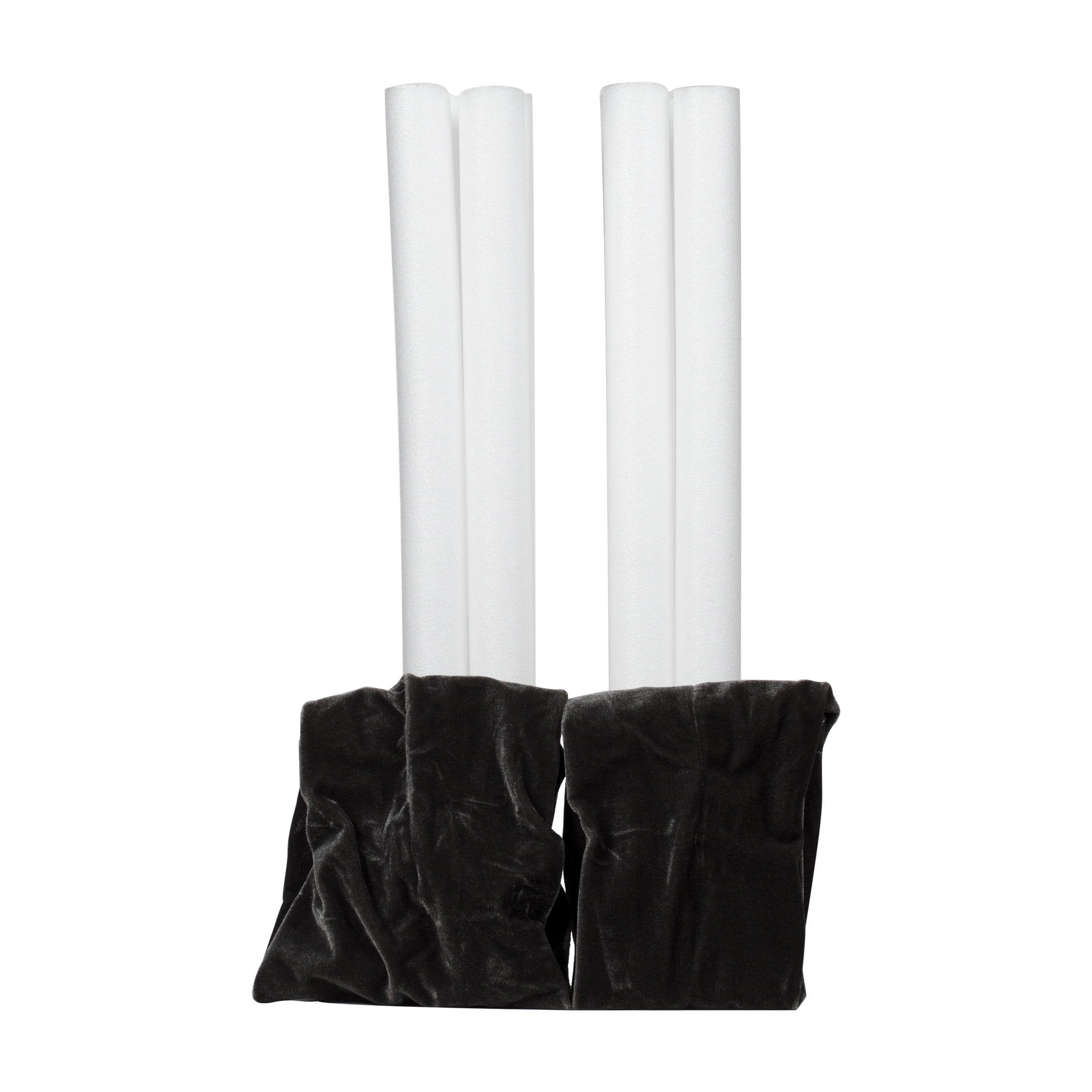 (4 pack) Duck Brand Dark Gray Foam Double Draft Door Seal, 2 pack