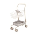 thumbnail image 1 of Carrito de compras para niños, juguete de carrito de metal, juego de simulación con carrito plegable y carrito de mano para comestibles para niños y n Cesta de flores, 1 of 7