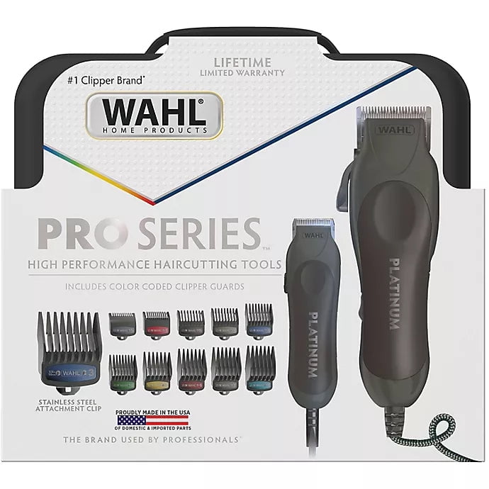Wahl® Pro Series Platinum High Performance Haircutting Tools Set