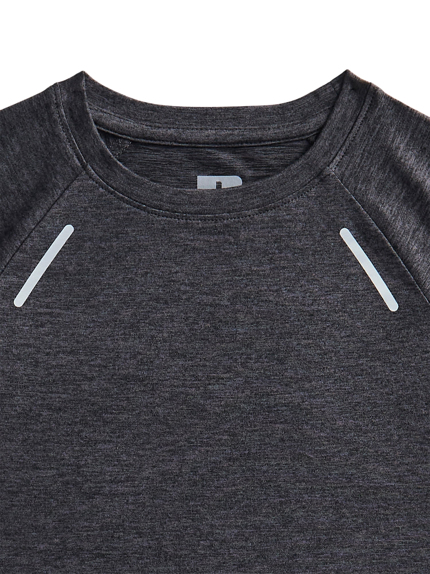Russell Athletic Boys Runner Tech Short Sleeve T-Shirt, 4-Pack, Sizes 4-18 & Husky