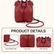 thumbnail image 3 of Bolso tipo cubo y bolso con flecos para mujer, bolso tipo cubo con cuerda, bolso cruzado de un solo hombro a la moda, bolso cruzado novedoso, 3 of 5