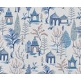 thumbnail image 2 of Soimoi 56 Inch Wide Waterproof Taffeta Fabric by The Yard | Blue Tree Theme | Outdoor Use for Furniture Covers, Umbrellas, Patio Decor & More, 2 of 7