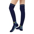 thumbnail image 2 of Fgnfyis Men's and Women's Lengthened Over The Knee Sports Muscle Socks Leg Warmers Pressure Socks Compression Socks Knee High Stockings Navy, 2 of 3