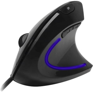 Adesso iMouse E1 Wired Vertical Ergonomic Illuminated (Best Ergonomic Wired Mouse)