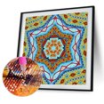 thumbnail image 1 of Cuadros Decorativos Kit de pintura de diamante DIY Mandala Full Special Shape Crystal Drill (KA165) Likrtyny embutido en tela, 1 of 9