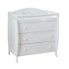 AFG Baby Furniture Grace 3-Drawer Changing Table, White