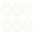 thumbnail image 1 of Hyasfey Bee Hive Wreath Frame Heart Metal Wire Form Bee Shaped Wire Frame Wreath Form for Flowers Ribbons DIY Wreath Home Decor, 1 of 8