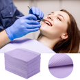 thumbnail image 3 of 125 Uds desechable impermeable papel médico higiene Dental babero pañuelo para el cuello, 3 of 8