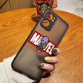 thumbnail image 3 of Matte Phone Case for OPPO RENO 8 8T 7Z 7 6 5 4 3 PRO PLUS 4G 5G Case Funda Coque Capa Shell The Handsome Marvel Avengers Cartoon, 3 of 5