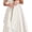 Ivory, variant on Drtj 2-14T Junior Flower Girl A-line Scoop Asymmetrical Satin Wedding Bridesmaid Cascading Ruffles Dress