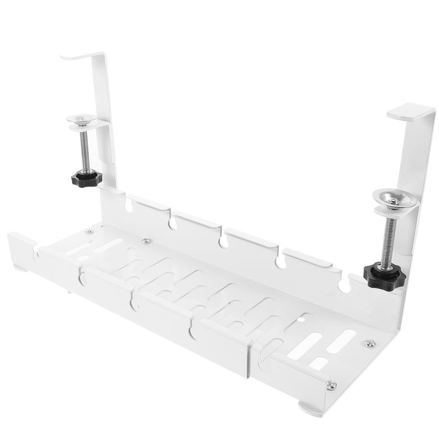 Under Desk Cable Tray Under Desk Wire Organizer Under Desk Cord Storage Rack Office Cord Holder