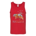 thumbnail image 2 of Wild Bobby, And Into The Forest I Go To Lose My Mind, Animal Lover, Men Graphic Tank Top, Red, Large, 2 of 4