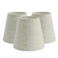 thumbnail image 1 of Hi,Fancy 3Pcs Lamp Shades Fabric Craft Bubble Lampshade for Table Floor Light Hanging Lighting, Linen, 1 of 8