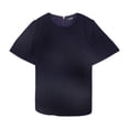 thumbnail image 1 of Ralph Lauren Womens Velvet Pullover Blouse, Purple, 10, 1 of 1