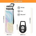 thumbnail image 3 of Sports Water Bottle 1000ML Tritan Food Grade Clear Water Bottle Fitness Outdoor Sports Bike Beautiful Vortex, 3 of 7