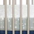 thumbnail image 5 of Lambs & Ivy Milky Way 4-Piece Crib Bedding Set - Blue, Gray, White, Modern, 5 of 9