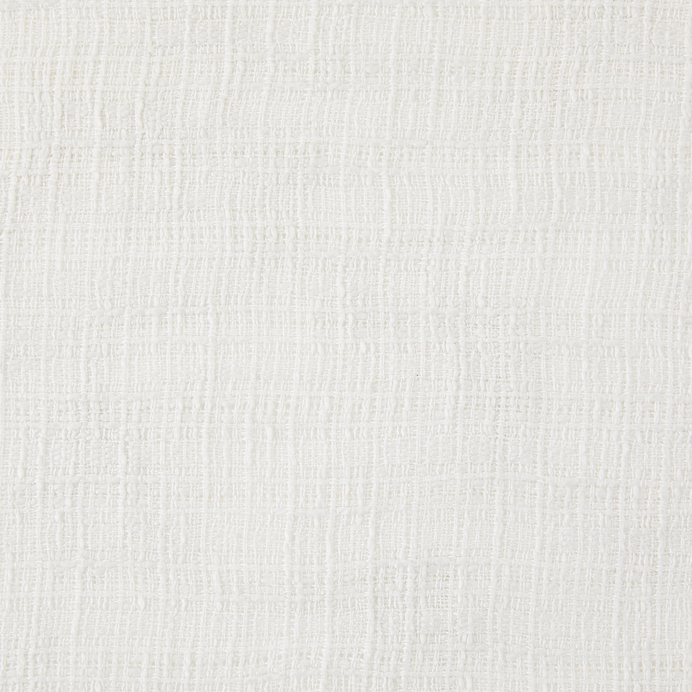 (2 pack) Better Homes & Gardens Woven Slub Rod Pocket Light Filtering Curtain Panel, 1-Piece, White, 52" W x 84" L