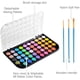thumbnail image 2 of Juego de Pintura de Acuarela Vhermosa 48 Colores Pinturas y Pinceles, 2 of 9