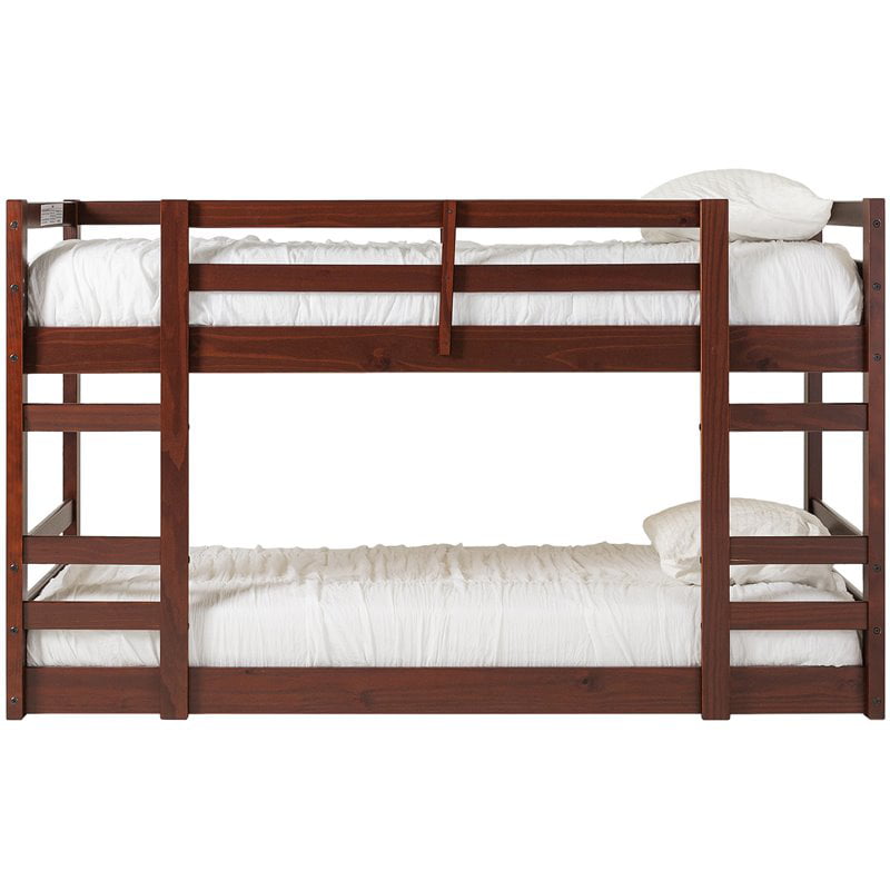 Solid Pine Wood Twin Over Bunk Bed, Are Metal Bunk Beds Better Than Wood