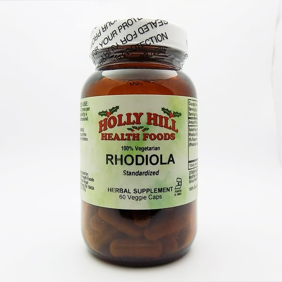 Holly Hill Health Foods, Rhodiola, 60 Vegetarian Capsules