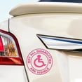 thumbnail image 4 of 2PCS Handicap Accessibility Car Decal Disability Support Vinyl Sticker - Waterproof Durable Awareness Decal for Vehicles, Windows Laptops - Easy to Apply & Remove Automotive Decorative Accessory, 4 of 6