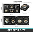 thumbnail image 6 of Black Coffee Kitchen Rugs and Mats Set of 2 Coffee Cup Latte Mocha Art Decoration Non Slip Super Absorbent Kitchen Sink Mats Waterproof and Washable Runner Rugs for Laundry Room, 6 of 6