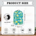 thumbnail image 6 of HELLHERO Food Processor Cover with Stylish Fitted Blender Dust Cover Top Handle Not Easy to Fade for Thanksgiving Lemon Green Leaf, 6 of 6