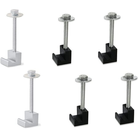 

Egebert Truck Tool Box Tie J Hook Pickup Tool Box Bracket Suitable for Toolbox Pickup Pair to Make the Tool Box Install Quickly Without Holes(6PCS)