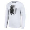 thumbnail image 2 of Men's Starter White Los Angeles Chargers Half Helmet Logo Long Sleeve T-Shirt, 2 of 3