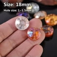 thumbnail image 3 of U8MO 18x10mm Matte Oblate Pupil Faceted Crystal Glass Loose Craft Beads DIY Jewelry-Amber Gold, 3 of 4