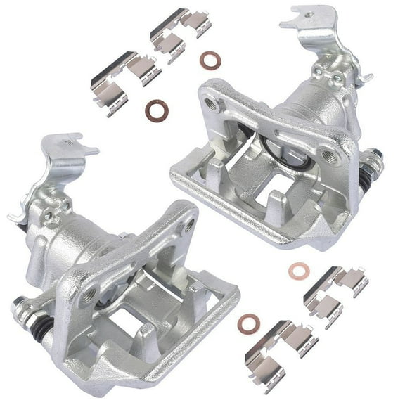 2PCS Rear Brake Calipers w/ Bracket FRC12163 FRC12164 for Acura TSX, Honda Accord 19-B3358 19-B3359 SLB20296 SLB20297 43018-TA0-A01 43019-TA0-A01