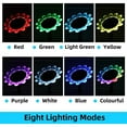 thumbnail image 3 of Litrail Solar Floating Pool Light, Flower Shape RGB Color Changing with 21-Key RF Remote, IP68 Submersible Solar Powered for Garden Pool Pond Decoration, 3 of 6
