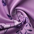 thumbnail image 3 of BRGZLK Women's Summer Dresses 2 Piece Outfit V-Neck Floral Print Long Sleeve Breathable Loose Comfortable Beach Cover-Up Dress Maxi Dresses Purple 4XL, 3 of 6