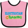thumbnail image 3 of Inktastic Electrician in Training Boys or Girls Baby Bib, 3 of 4