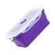 thumbnail image 1 of Fiambrera de silicona de grado alimenticio Cateissary 800ml plegable color púrpura, 1 of 6