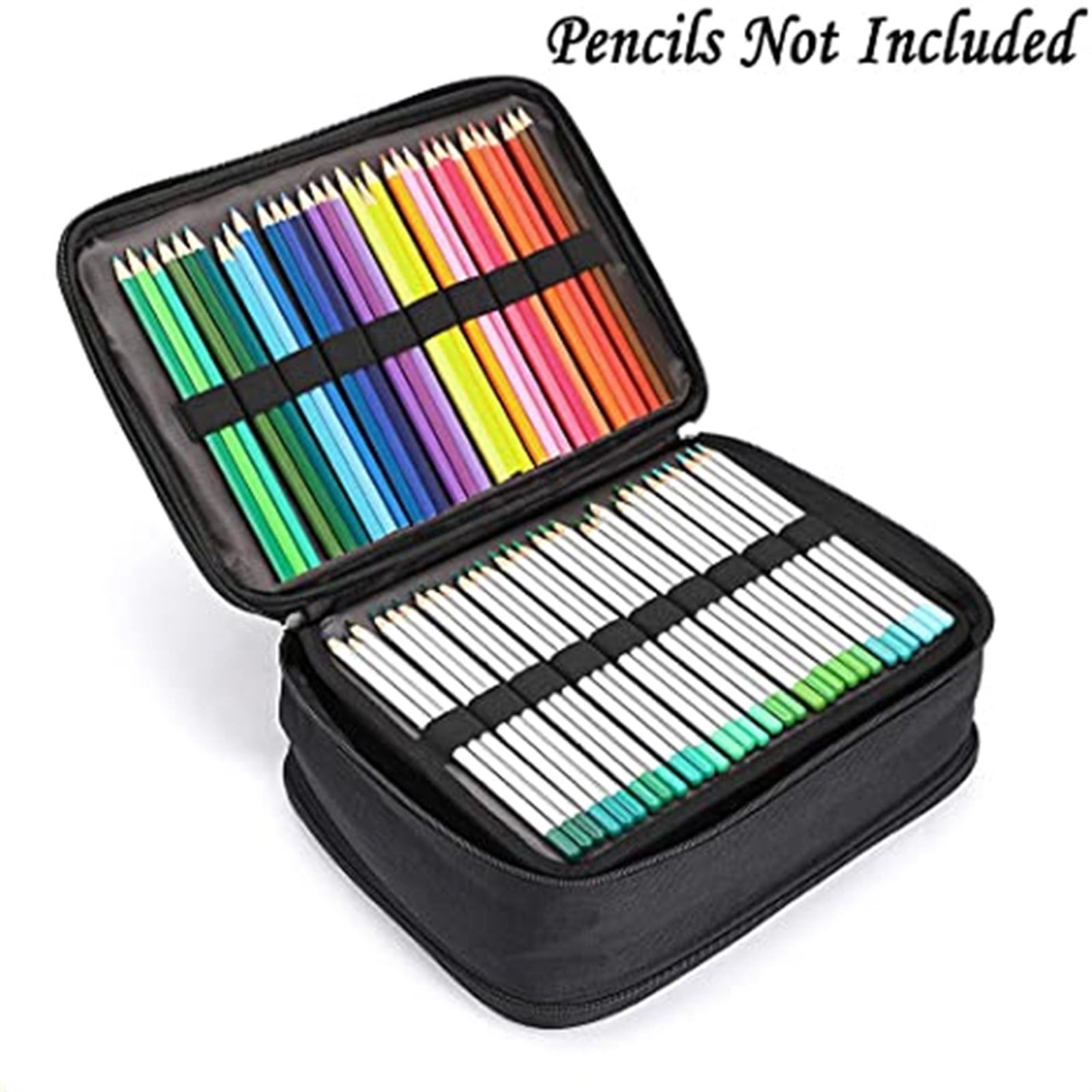 RYUJNDK 300 Slots Pencil Case Large Capacity Pen Bag Coloured Pencils Storage Bag Pencil Organiser Colored Pencil Holders