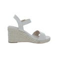 thumbnail image 2 of LifeStride Womens Tango 2 Faux Leather Ankle Strap Wedge Sandals, 2 of 3
